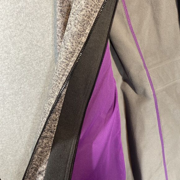 Tek Gear Warmtek Hooded Jacket Womens Medium Gray Winter Design‎ Full Zip - Picture 5 of 9